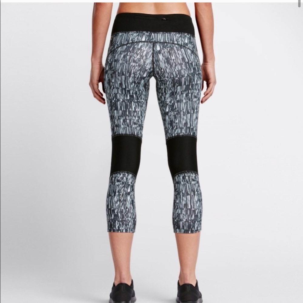 Nike Power Printed Dri-Fit Running Capris Pants
